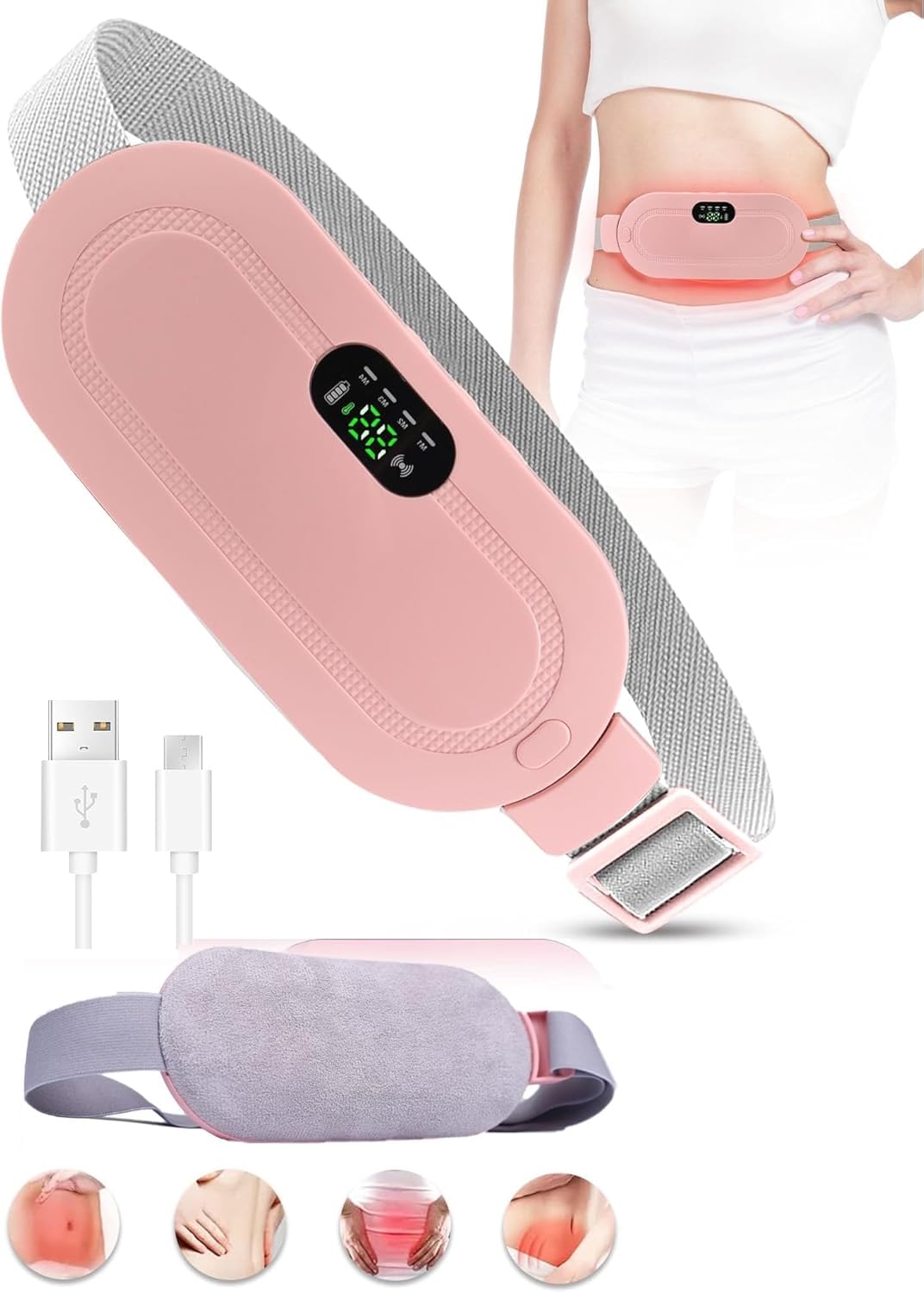 Period Pain Relief Heating & cramp Massage Belt